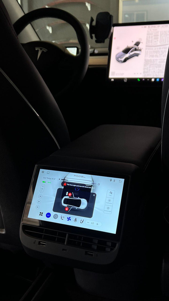 Model 3 & Y Rear Entertainment & Control Touch Screen – Charged AE